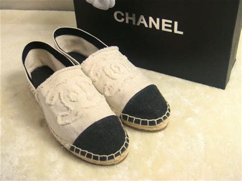chanel canvas flats replica